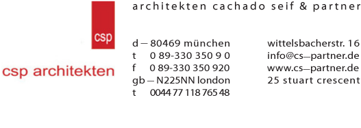  CSP Architekten Kontaktdaten